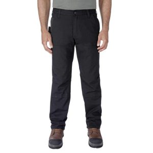 Relaxed Straight Steel Rugged Flex? Ripstop Double-Front Dungaree