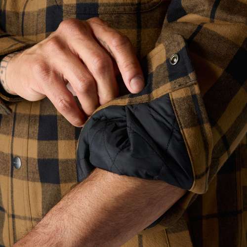 Relaxed Fit Flannel Sherpa-Lined Shirt Jac - Image 5